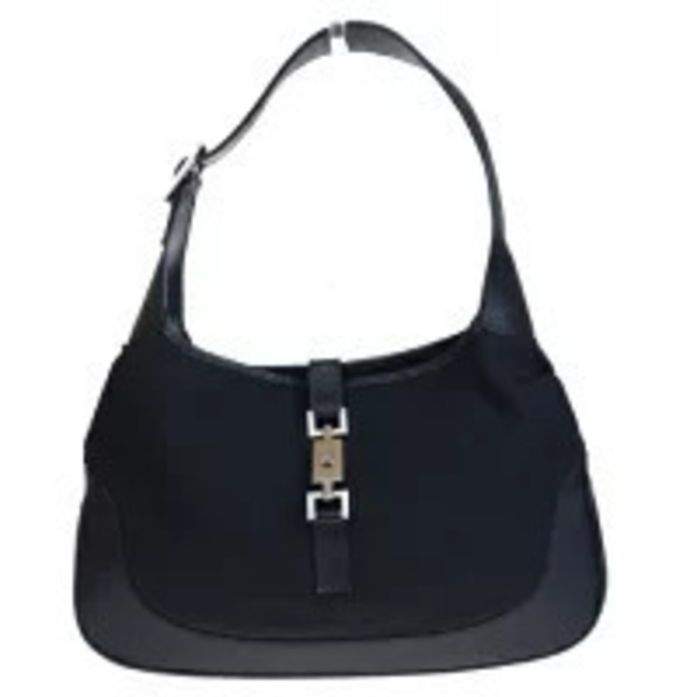Gucci Jackie Shoulder Bag Black Leather